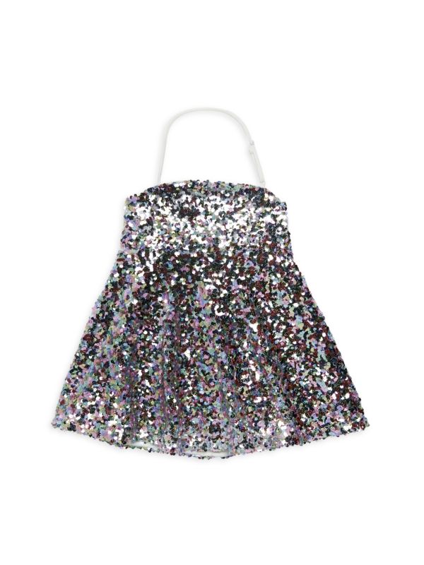 Bardot Junior Little Girl's & Girl's Sequin Halter Dress